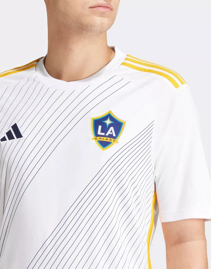 Camiseta blanca de la primera equipación del Los Angeles Galaxy 24/25 de adidas Blanco 0eGpHGnk