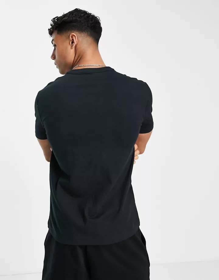 Camiseta negra de corte estándar con cuello redondo de Polo Ralph Lauren Negro 2MYEuTtI