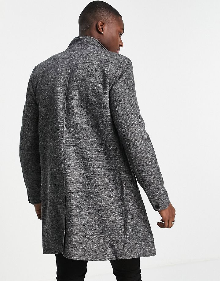 Abrigo gris de mezcla de lana sintética de Only & Sons Gris oscuro melange 2lhSIveN