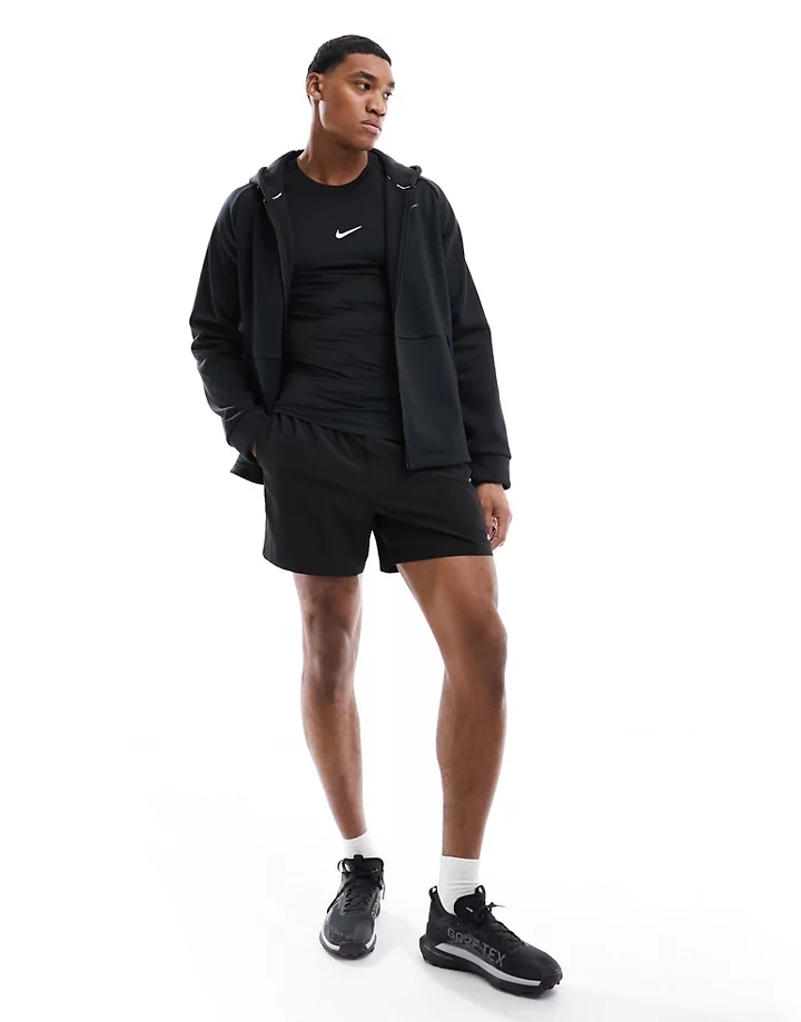 Camiseta negra de manga larga con logo Swoosh Dri-FIT de Nike Pro Training Negro 3I3oQSG9