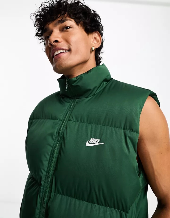 Chaleco verde acolchado Club de Nike Verde 4J0rLcFl