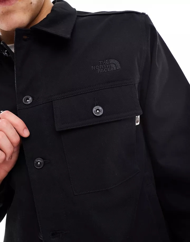 Chaqueta negra de estilo worker con bolsillo Hedston de The North Face Negro 4Z36SDog