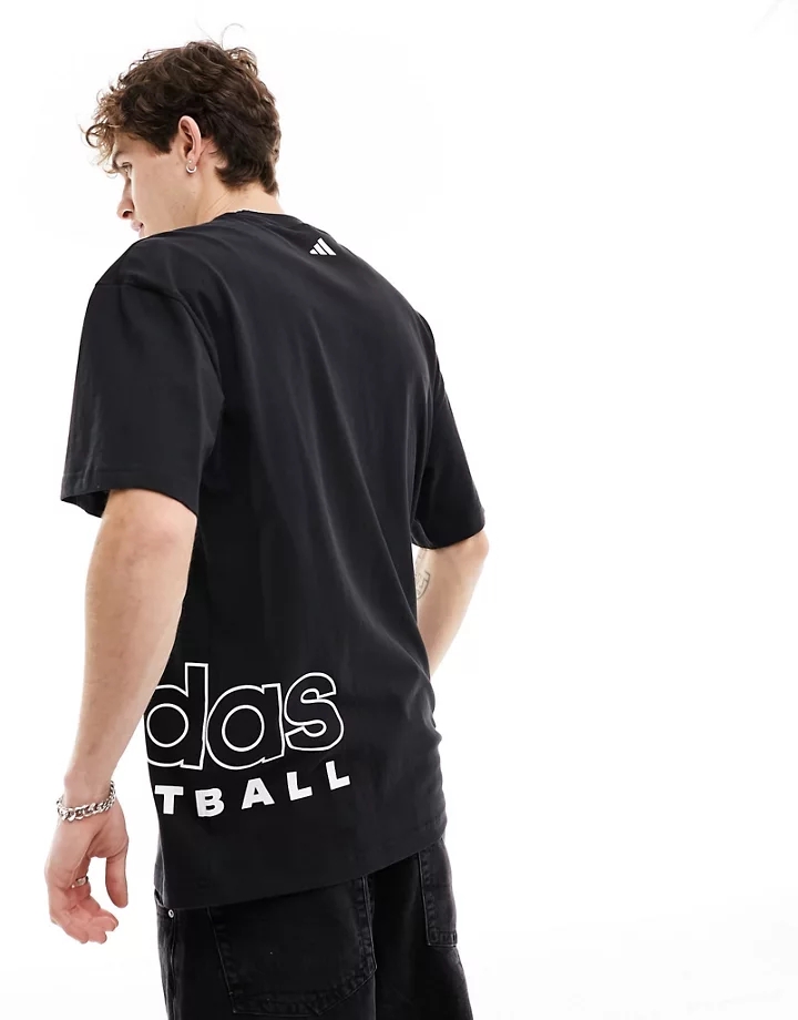 Camiseta negra Select de adidas Basketball Negro 4dM8FLPr