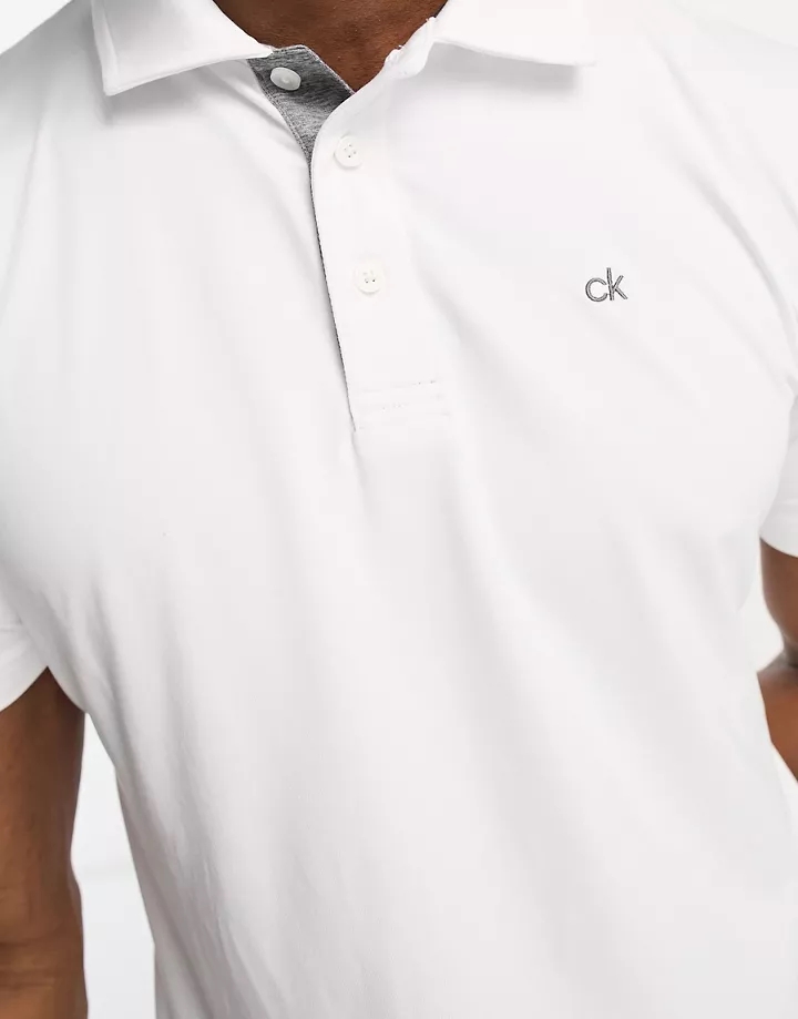 Polo blanco Newport de Calvin Klein Golf Blanco 4dzrYZI4