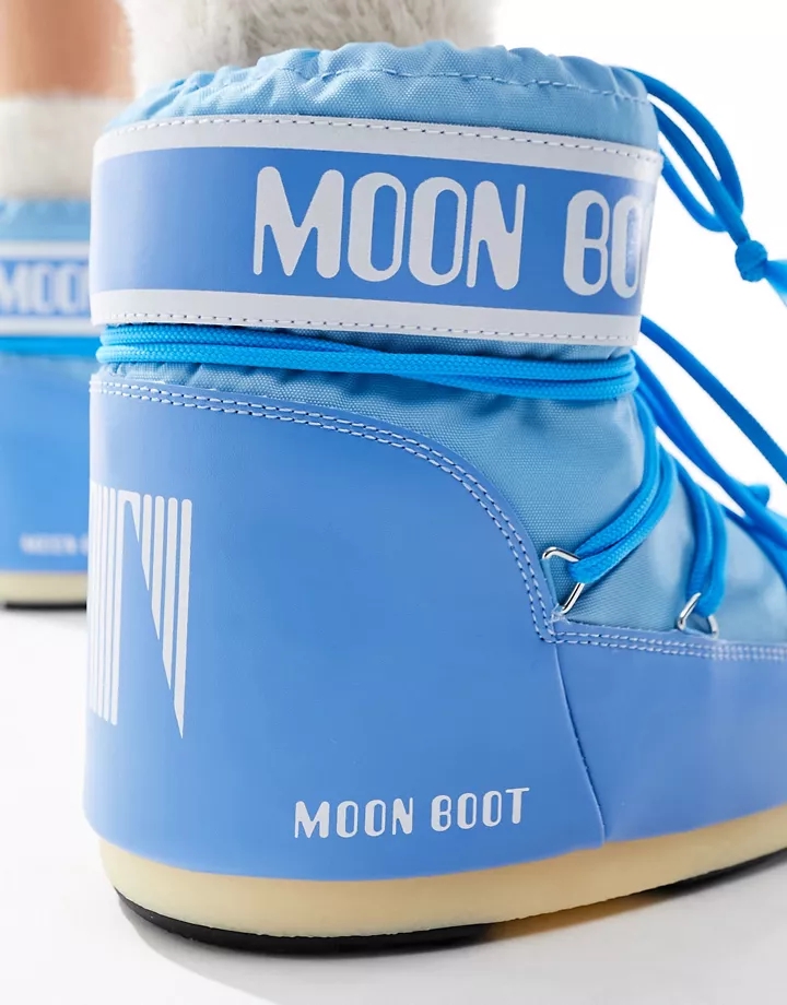 Botines de nieve de caña media azules de Moon Boot Azul 4zWh33gp