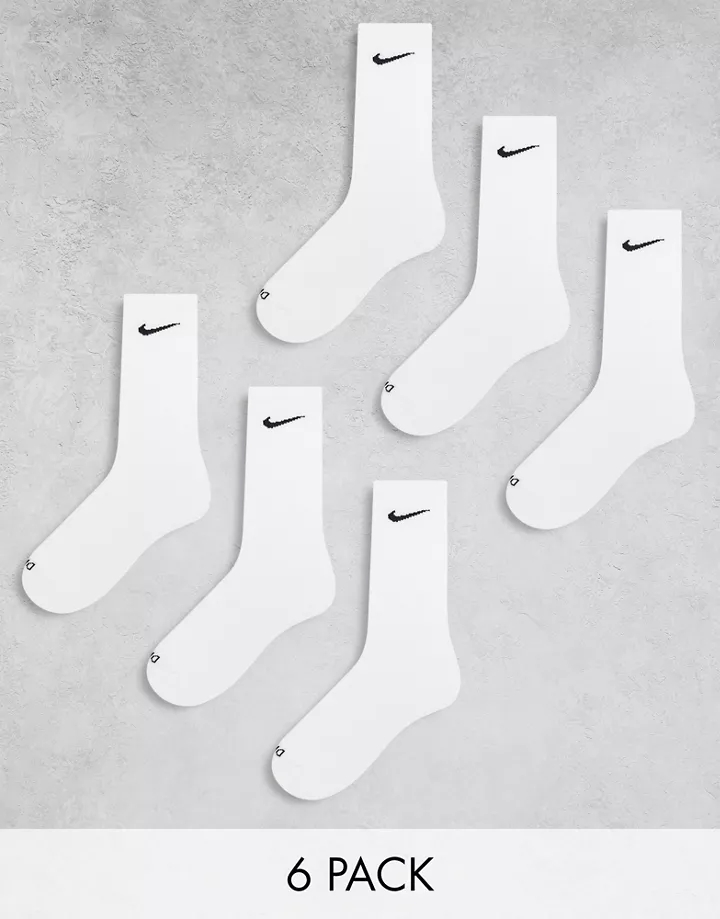 Pack de 6 pares de calcetines blancos Everyday Plus Cus