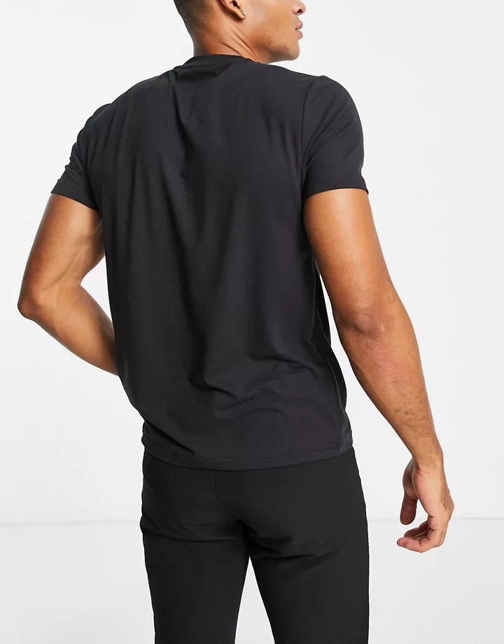 Camiseta negra Newport de Calvin Klein Golf Negro 7kfIsdYC