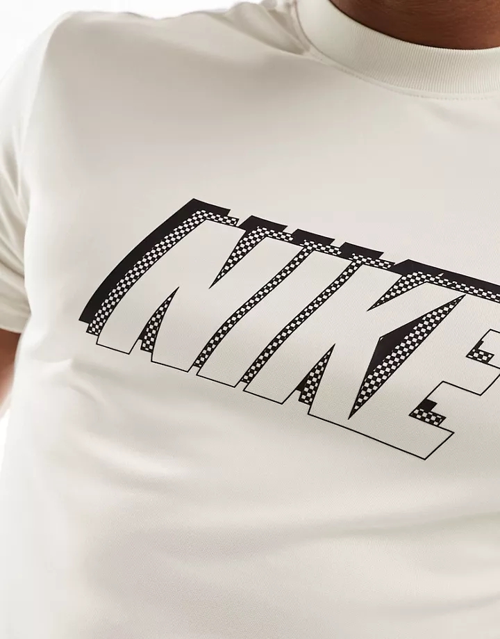 Camiseta beis con estampado gráfico Dri-FIT Academy de Nike Football Beis 7swtkfT6