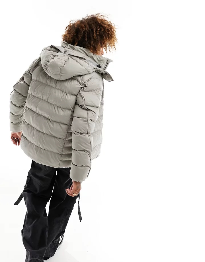 Abrigo color crudo acolchado con capucha Whistler de G-Star Gris 8zFVupGo