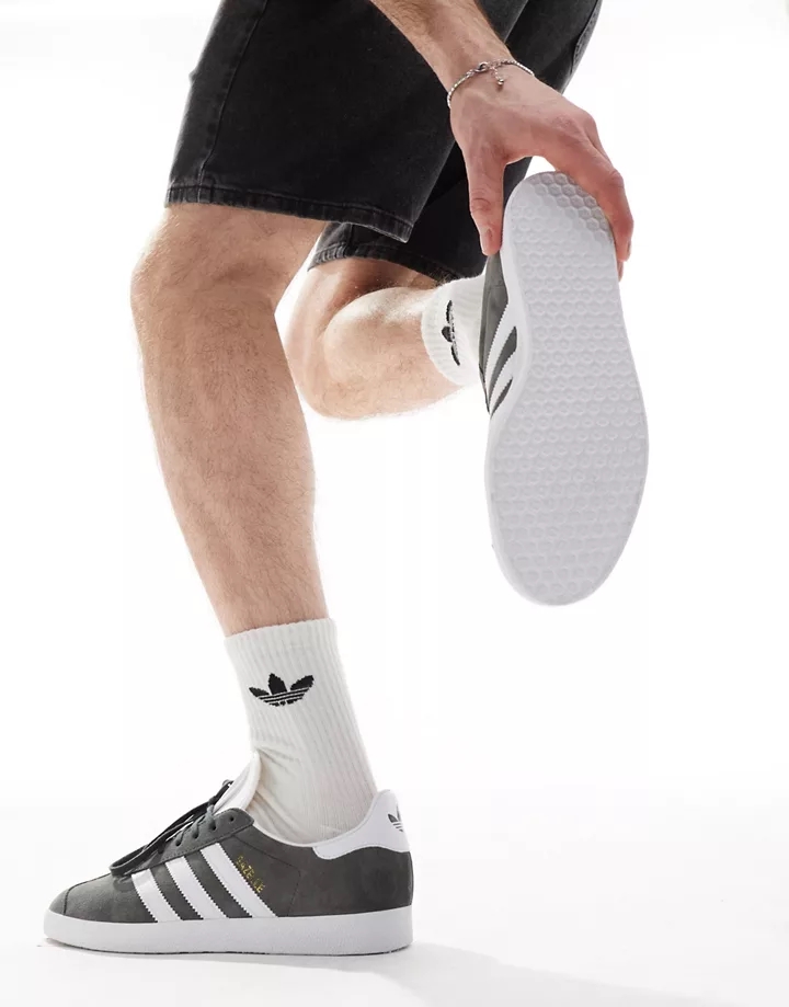 Zapatillas de deporte en gris oscuro Gazelle de adidas Originals Gris oscuro 9gkQ5ZGq