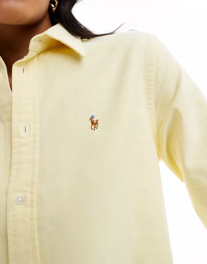 Camisa amarilla con logo de Polo Ralph Lauren Amarillo A3tC5V7e