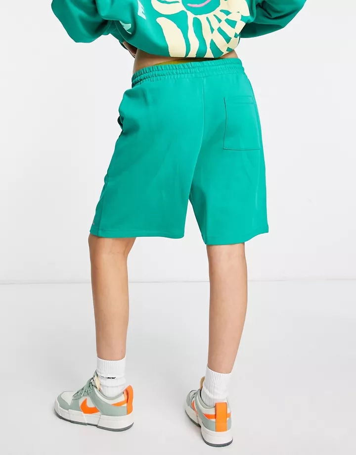 Pantalones cortos verdes holgados unisex con estampado gráfico de Daysocial (parte de un conjunto) Verde aQ5rmtLh
